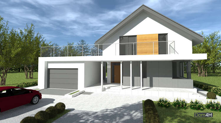 Проект классического дома с мансардой общей площадью 252 кв.м.