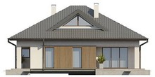 Проект дома с четырёхскатной крышей