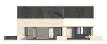 Проект одноэтажного дома с панорамными окнами