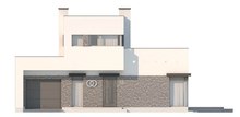 Проект модернового коттеджа с площадью до 150 m²