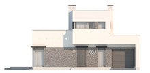 Проект модернового коттеджа с площадью до 150 m²