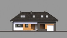 Проект презентабельного жилого дома с мансардой