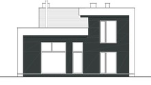 Современный двухэтажный дом с шикарной террасой