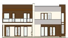 Проект эксклюзивного современного особняка жилой площадью 122 кв. м