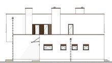 План роскошного особняка в стиле минимализма общей площадью 261 кв. м