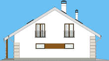 Современный дом в европейском стиле с французскими балконами