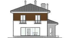 Проект двухэтажного дома общей площадью 246 кв.м. с планами и схемами
