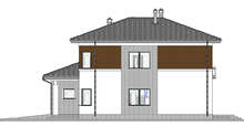 Проект двухэтажного дома общей площадью 246 кв.м. с планами и схемами