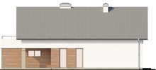 Дачный дом с мансардой и террасой над гаражом