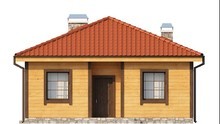Привлекательный проект дачного дома с крытой террасой