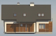 Проект симпатичного дома с гаражом
