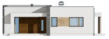 Проект маленького современного дома хай-тек