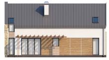 Проект современного загородного дома с мансардой и гаражом