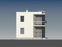 Небольшой двухэтажный дом в современном стиле