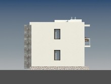 Небольшой двухэтажный дом в современном стиле