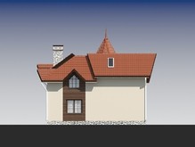 Проект дома с оригинальным фасадом