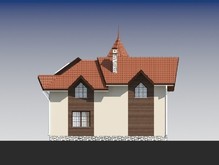 Проект дома с оригинальным фасадом