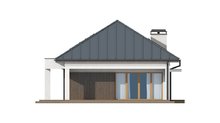 Версия проекта 4M508 с современным фасадом дома