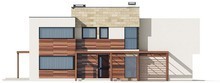 Проект двухэтажного просторного коттеджа с плоской крышей