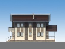 Проект уютного загородного дома 190 m²