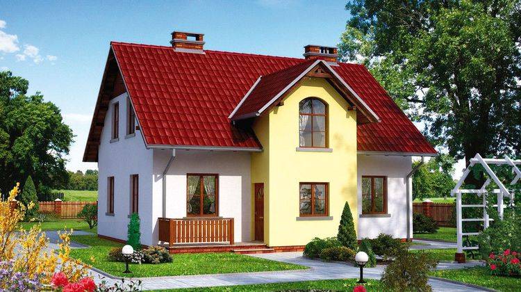 Красивый проект уютного дома 11 на 11