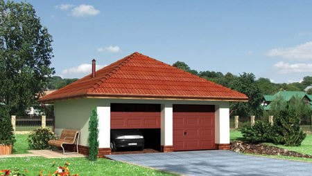 Архитектурный проект двухмашинного гаража