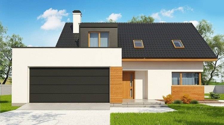 Проект двухэтажного дома площадью более 200 m²