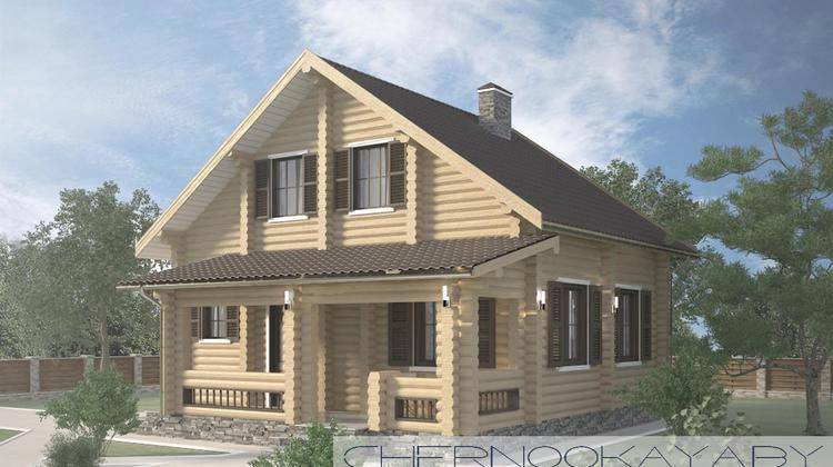 Роскошный особняк в деревенском стиле с хозпостройками