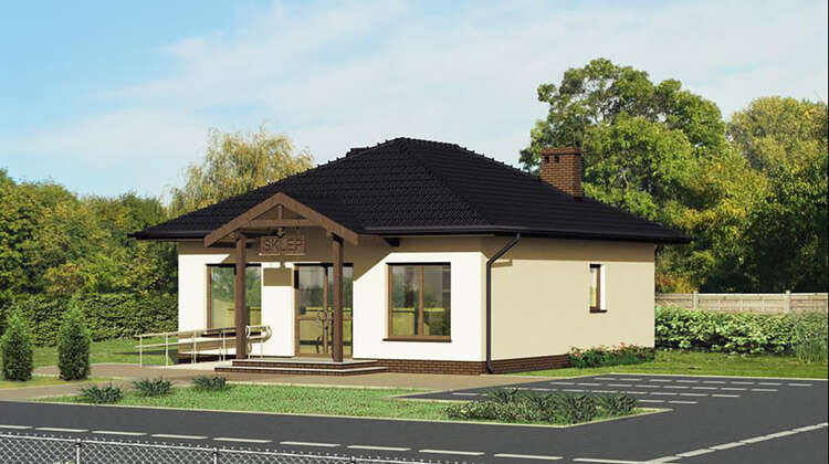 Проект небольшого здания универсального назначения