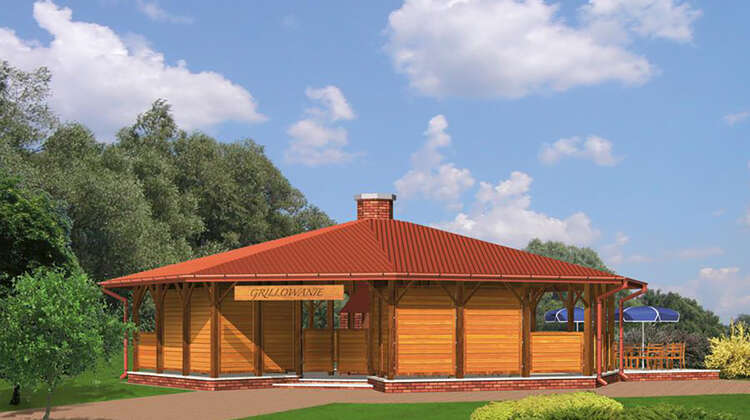 Проект здания торгового комплекса сложной формы