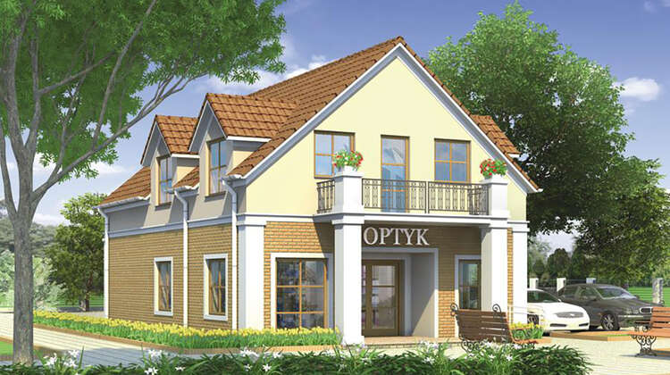 Проект торгового комплекса на два этажа