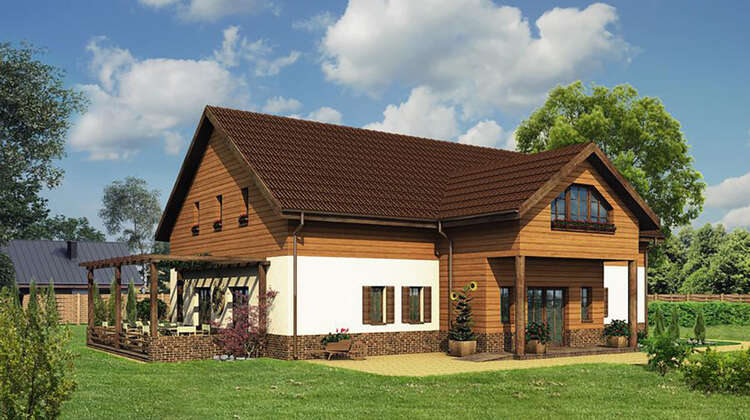 Торговый комплекс с верандой