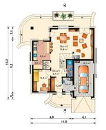 Незабываемая загородная вилла с роскошным дизайном и планировкой