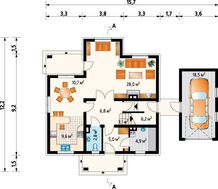 Стильный и ненавязчивый особняк с площадью 170 m²