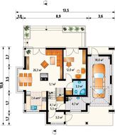 Проект дома с дизайном в стиле лофт