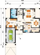 Стильный загородный дом с шестью спальнями и удобной кухней