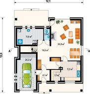 Стильный двухэтажный особняк с большими и светлыми комнатами