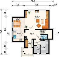 Компактная усадьба для семьи из трех-четырех человек