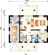 Проект дома с мансардой 12 на 12 м