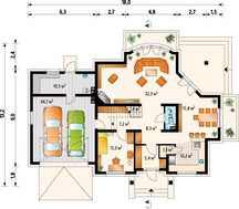 Роскошный коттедж с гаражом на два автомобиля