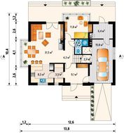 Интересный проект загородного дома с четырьмя спальнями