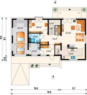 Привлекательный коттедж с двумя просторными балконами