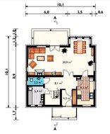 План восхитительного особняка с просторными комнатами