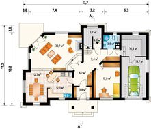 План красивого жилого дома площадью 200 м2