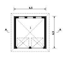 Архитектурный проект двухмашинного гаража