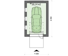 Архитектурный проект гаража 6 на 4