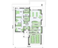 Проект дачного дома в традиционном стиле