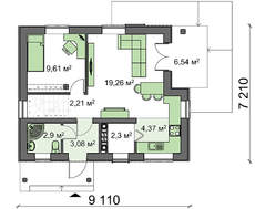Проект небольшого летнего домика