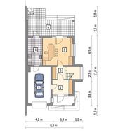 Проект дуплекса площадью 228 кв.м.