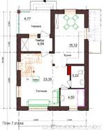 Пригожее жилое здание с цокольным этажом